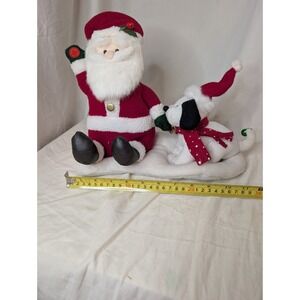 Christmas Musical Dancing Santa And Dog